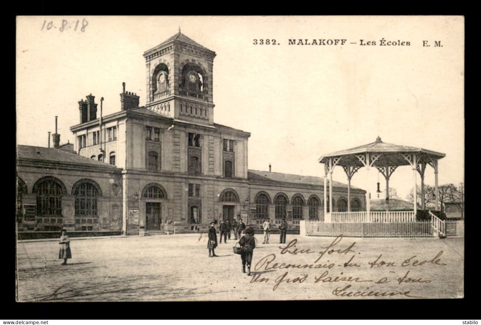 92 - MALAKOFF - LES ECOLES  ET LE KIOSQUE DE MUSIQUE  - Malakoff