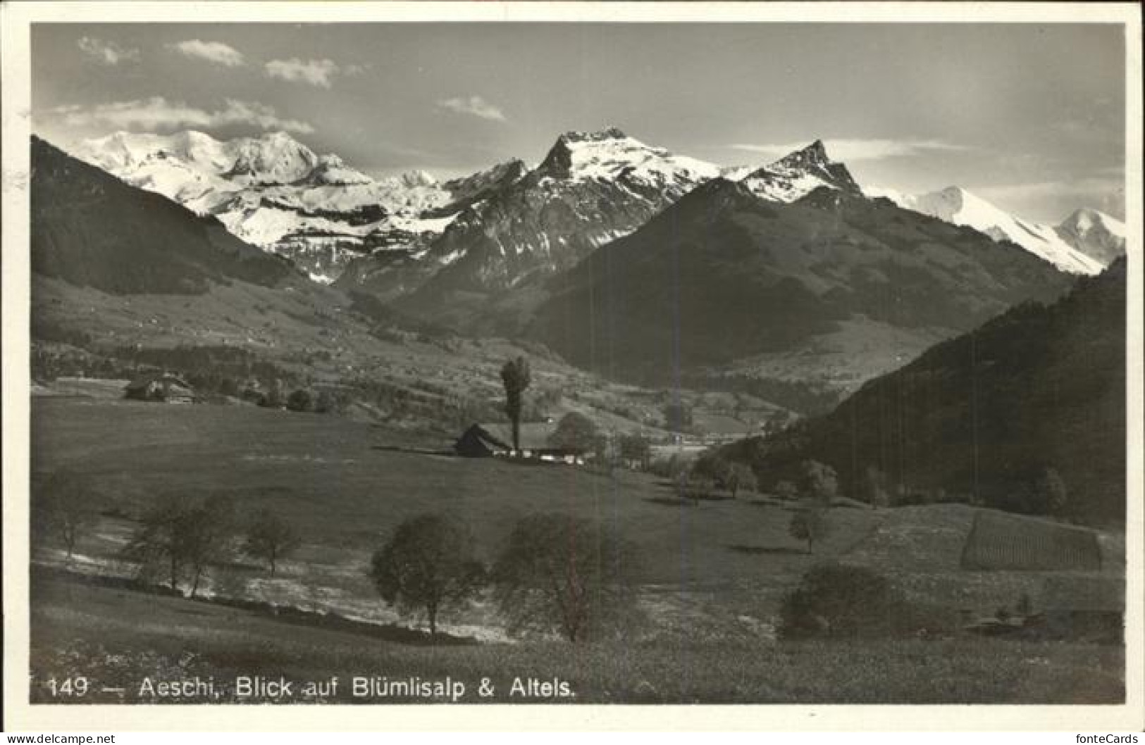 11384714 Aeschi SO Blick Auf Bluemlisalp Und Altels Aeschi SO - Otros & Sin Clasificación