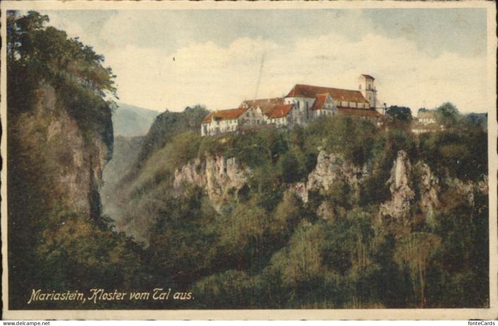 11384672 Mariastein SO Kloster Vom Tal Aus Gesehen Mariastein - Sonstige & Ohne Zuordnung