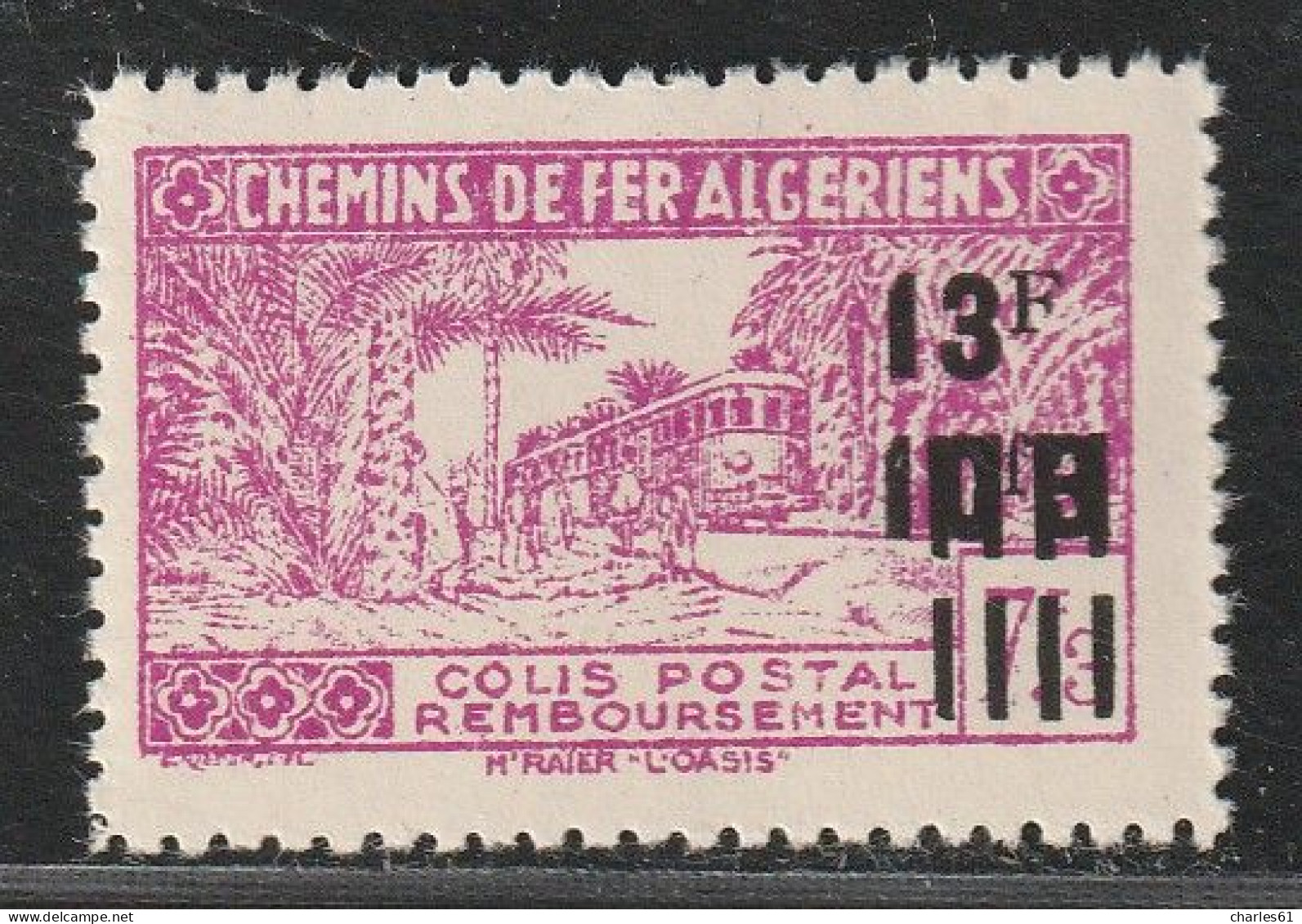 ALGERIE - COLIS POSTAUX - N°197a ** (1948-49) Sans Surcharge "Contrôle Des Recettes" - Parcel Post