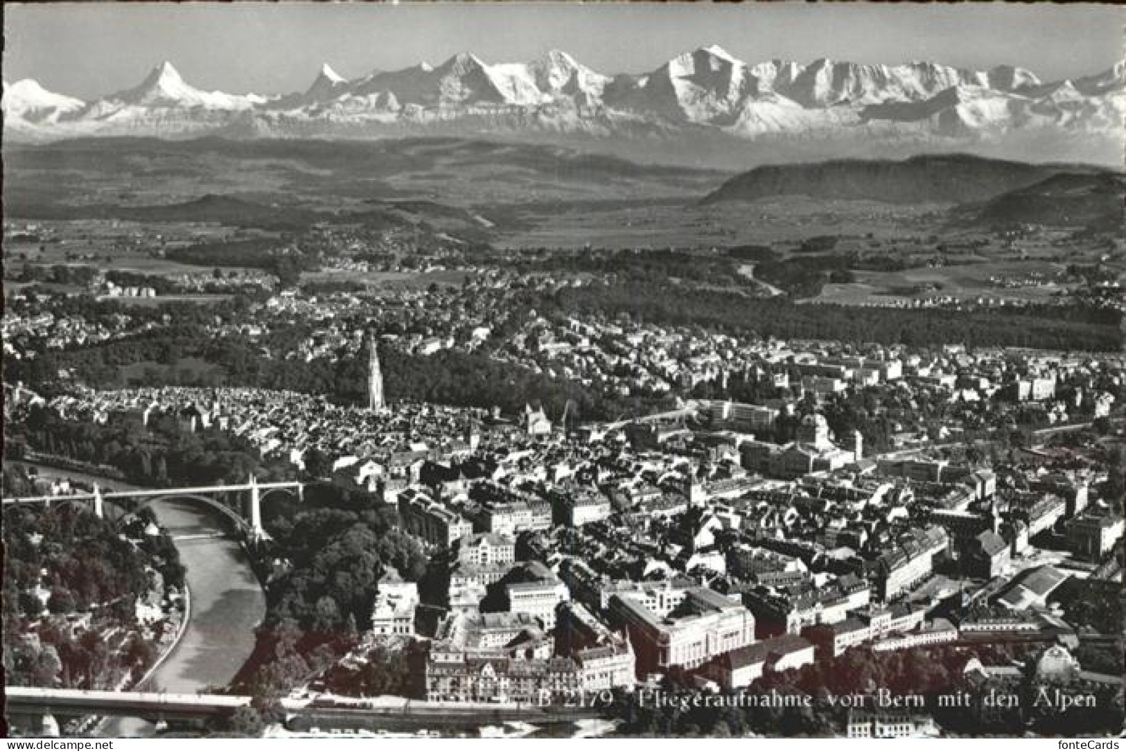 11384650 Bern BE Fliegeraufnahme Mit Alpen Panorama Bern - Otros & Sin Clasificación