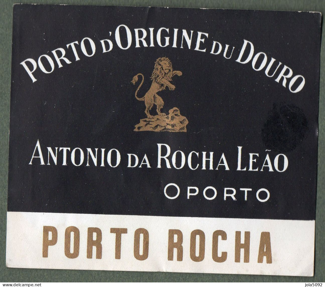 Etiquette PORTO ROCHA - Otros & Sin Clasificación