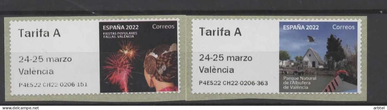 ESPAÑA SPAIN ATM VALENCIA FALLAS Y ALBUFERA P4ES22 - Ungebraucht
