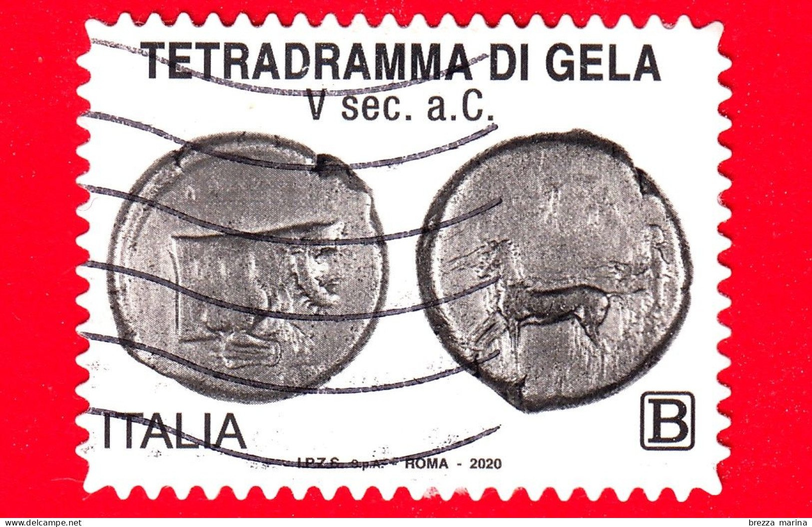 ITALIA - Usato - 2020 - Tetradramma Di Gela – Moneta - B - 2011-20: Usados