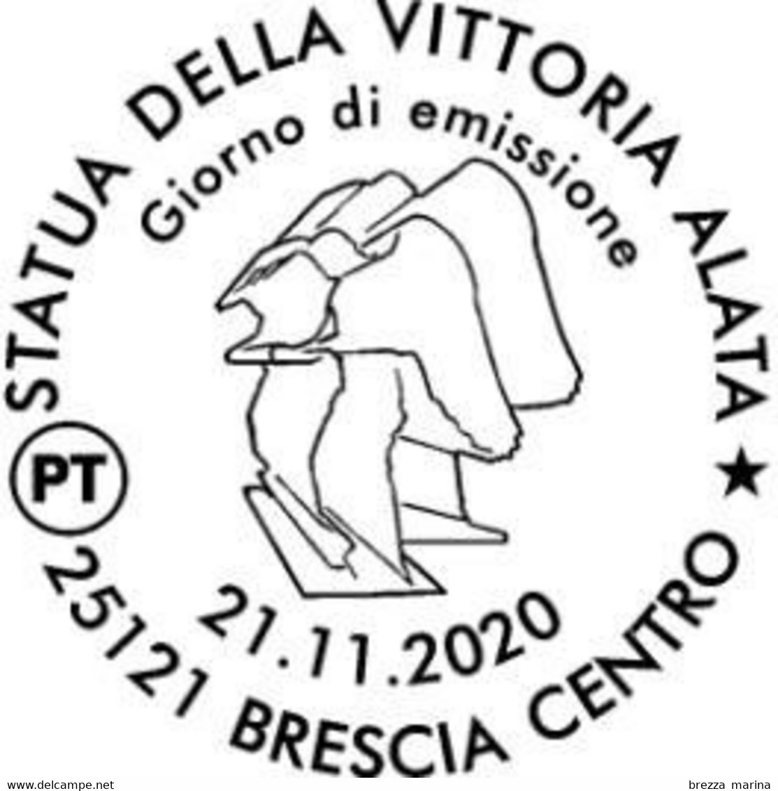 ITALIA - Usato - 2020 - Statua Della Vittoria Alata Di Brescia – Scultura - B - 2011-20: Used