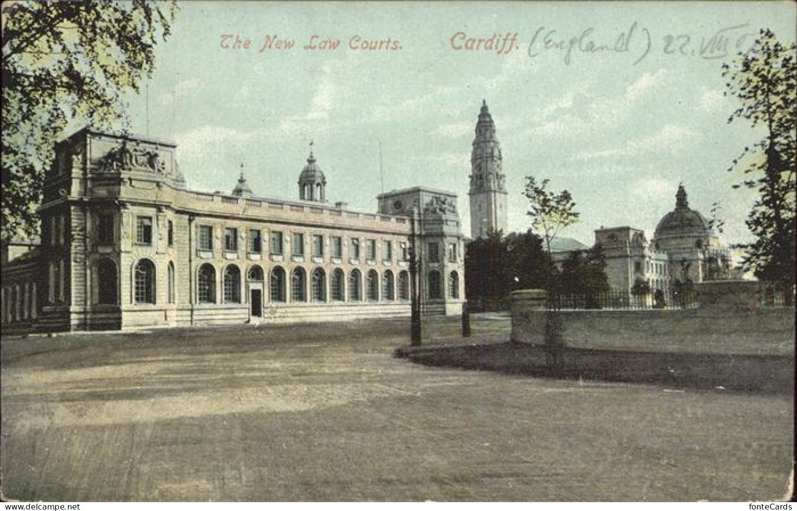 11384548 Cardiff Wales New Law Courts Cardiff - Andere & Zonder Classificatie