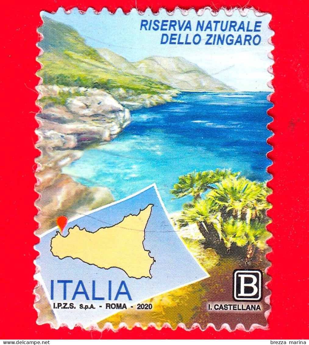 ITALIA - Usato - 2020 - Riserva Naturale Dello Zingaro - Sicilia - Cala Marinella – B - 2011-20: Used