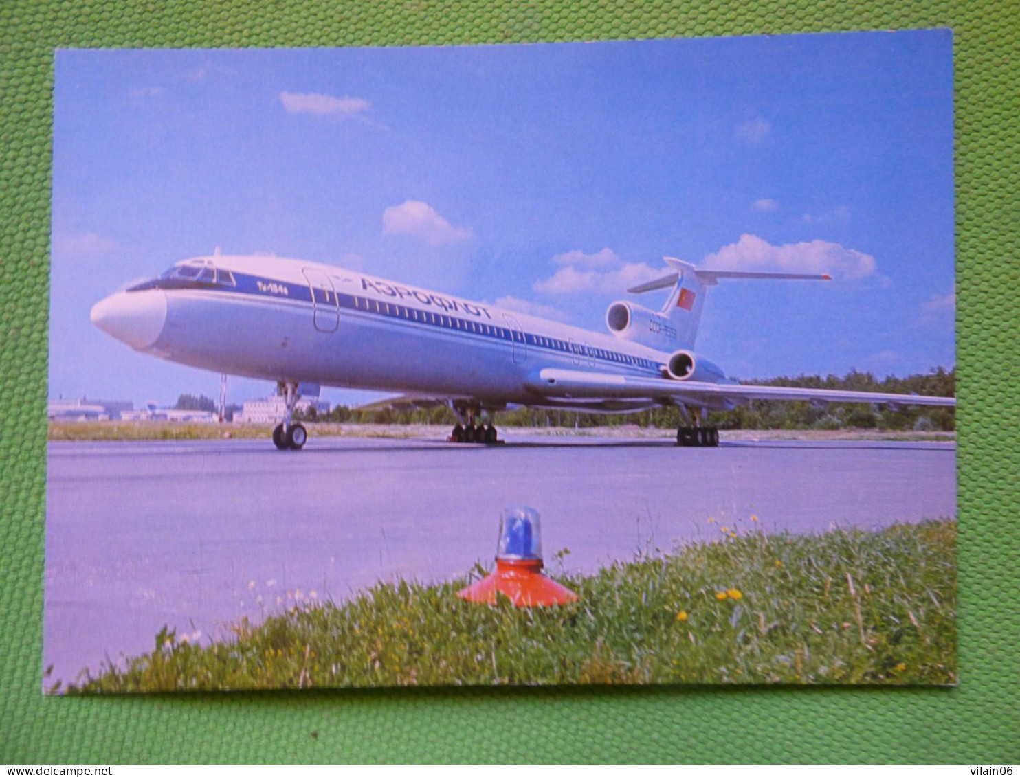 TU-154     /   AIRLINE ISSUE / CARTE COMPAGNIE - 1946-....: Ere Moderne