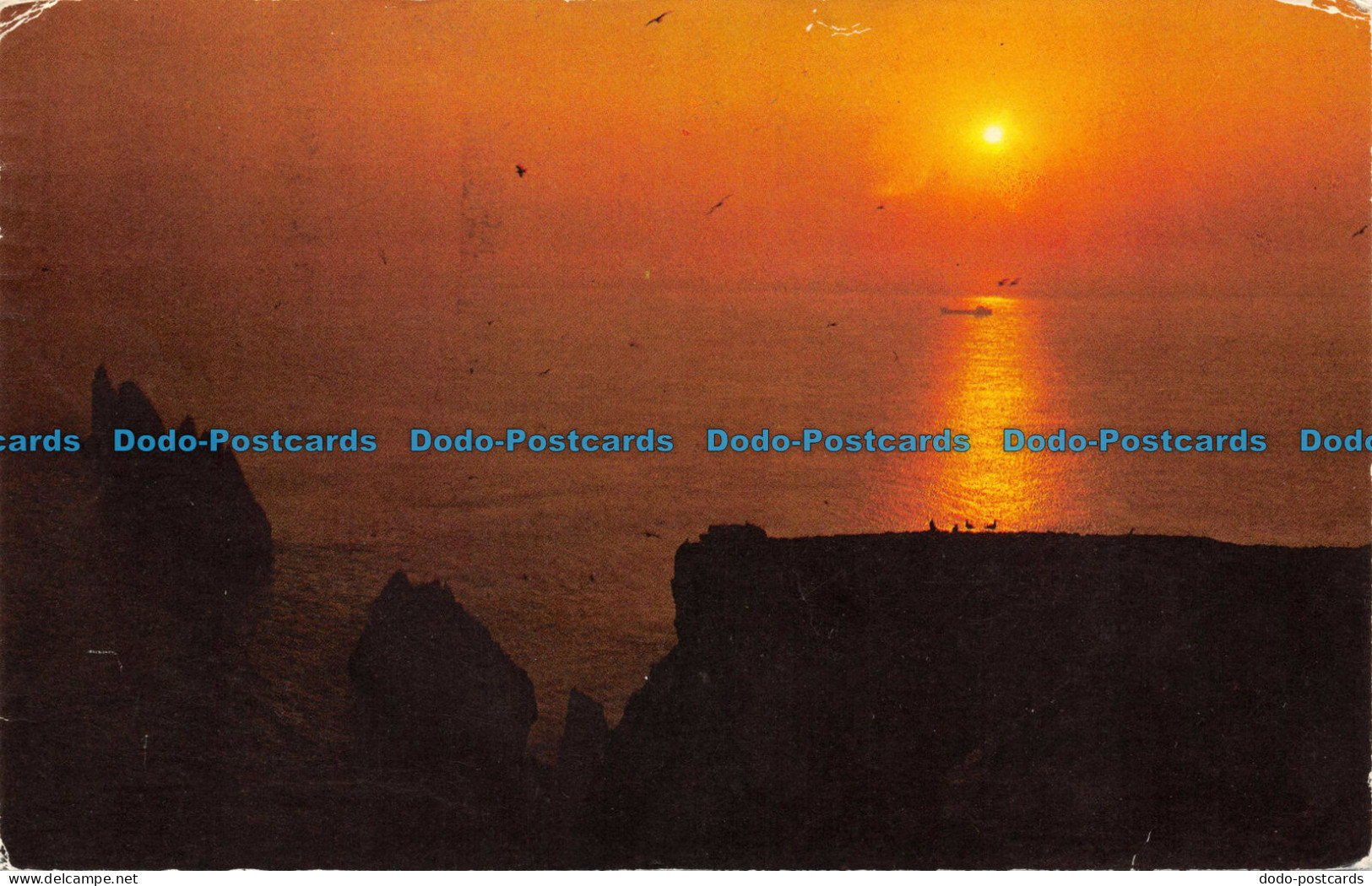 R083296 Sunset Over The Needles. I. O. W. Photo Precision. 1978 - Monde