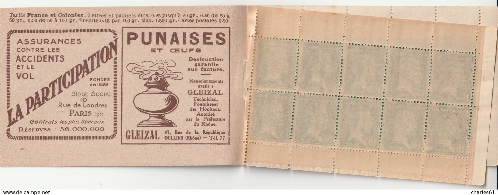 ALGERIE - CARNET - N° C9-3 ** (1924-25) Bijoux ORIA - Nuevos