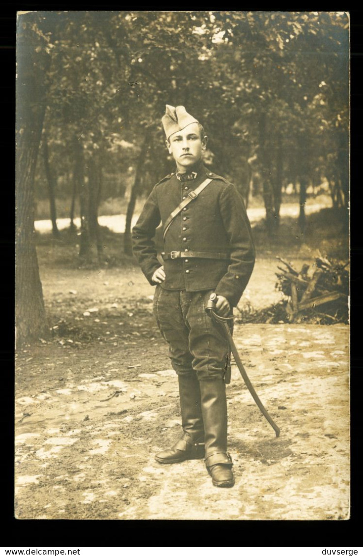 Carte Photo Militaire Soldat Du 41eme Regiment   ( Format 9cm X 14cm ) - Regimente