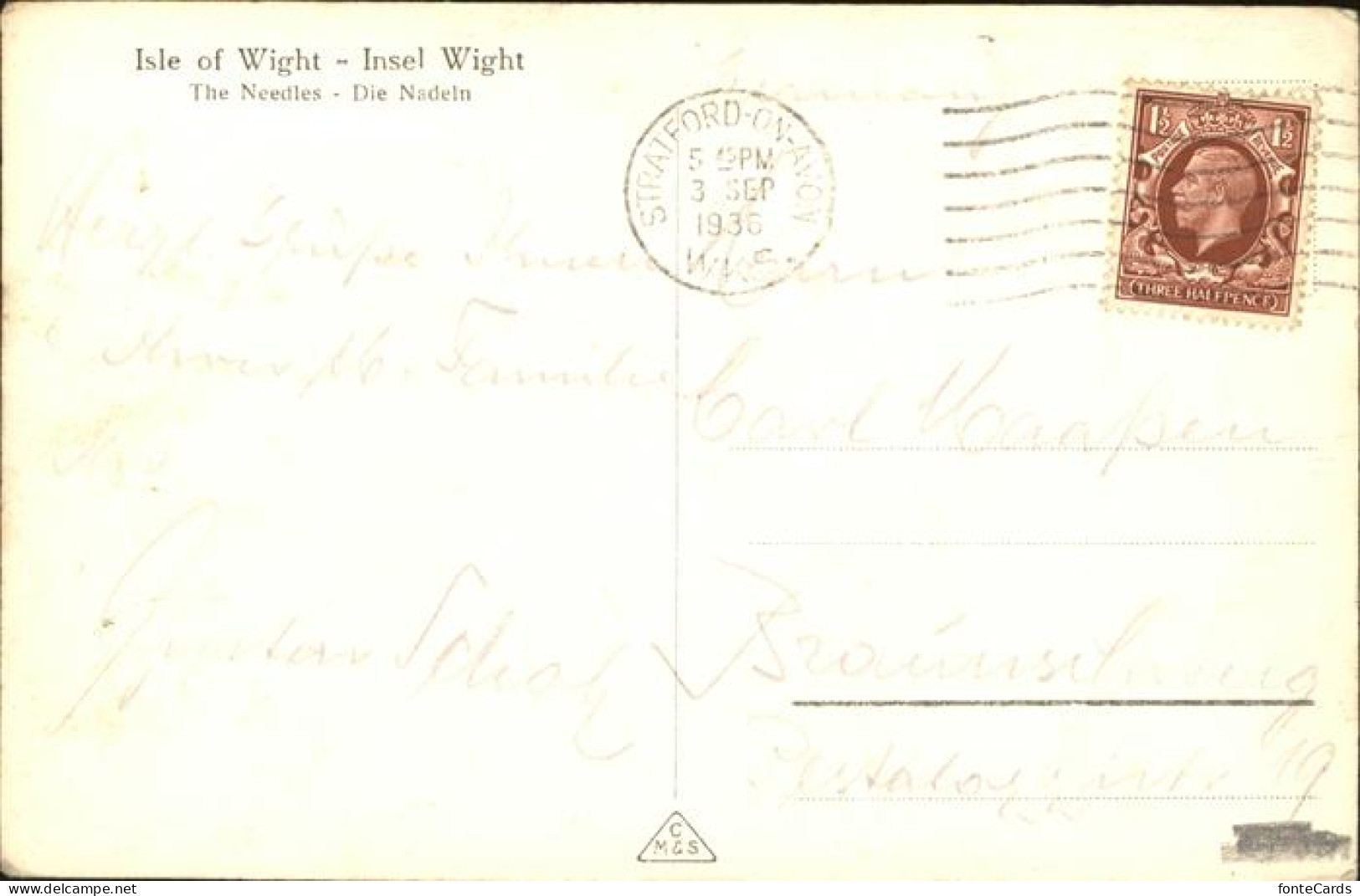 11384423 Isle Of Wight UK The Needles Insel Wight Die Nadeln  - Other & Unclassified