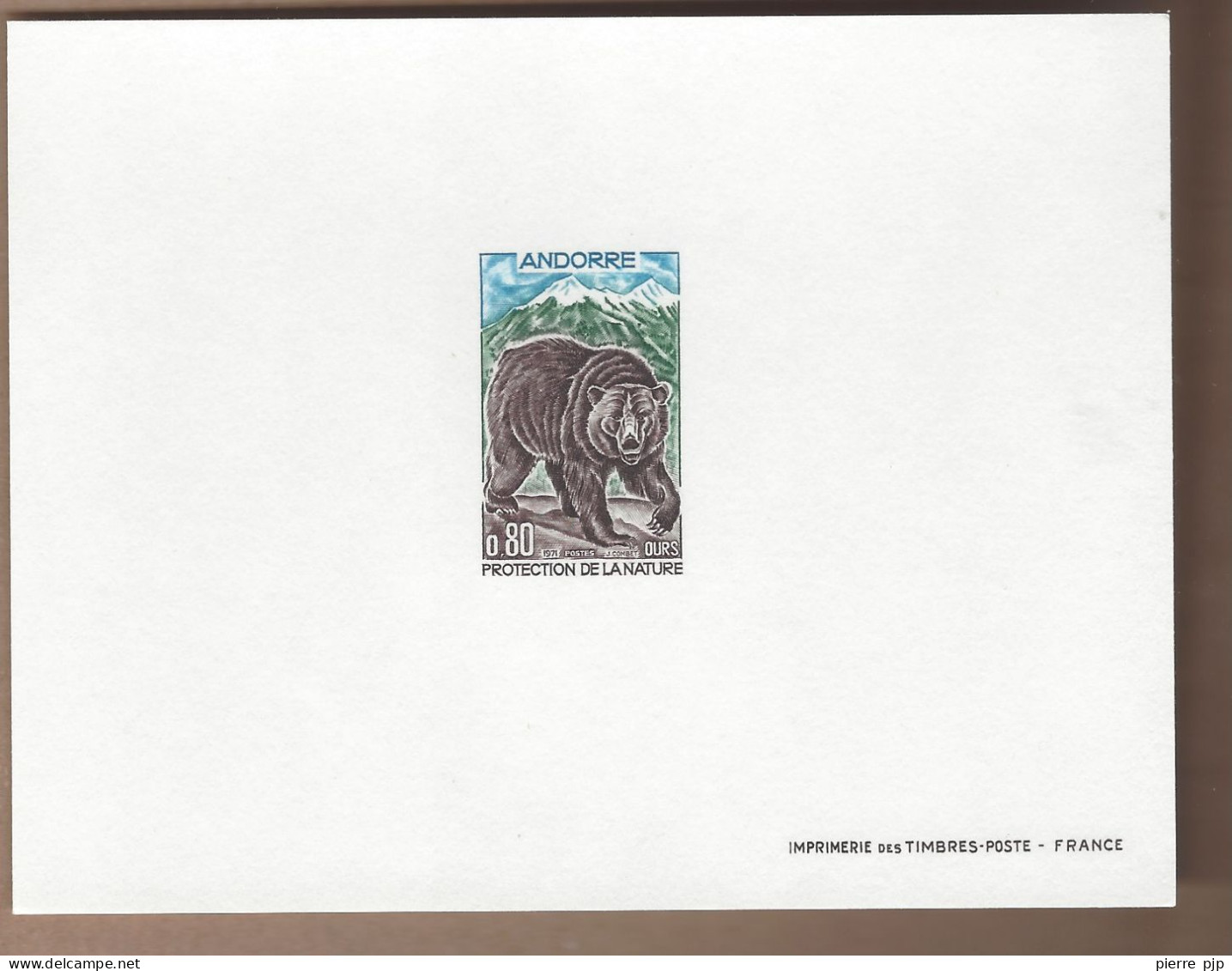 2 Epreuves De Luxe - Protection De La Nature 1971 Yvert 210-211 - Unused Stamps