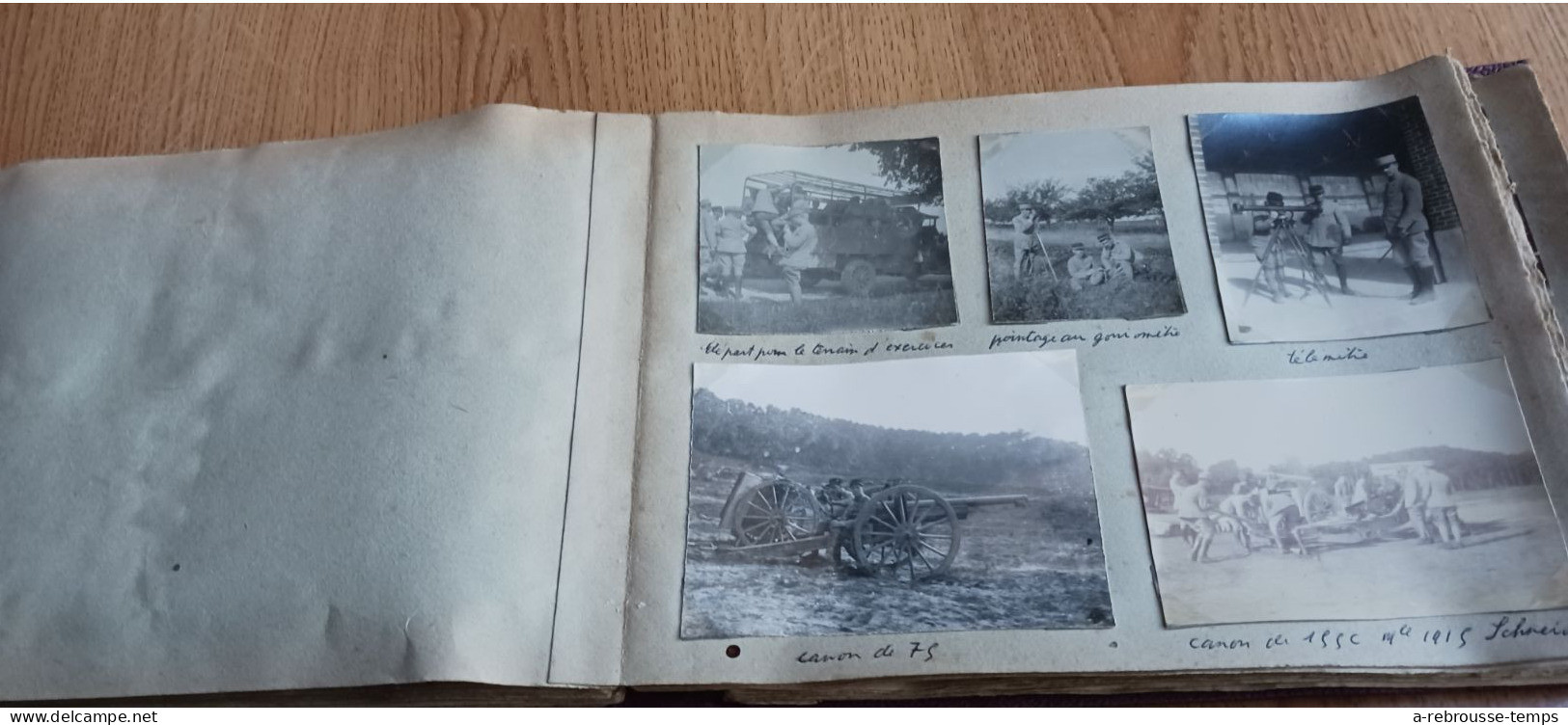 guerre de 1914-album 42 pages reportage de H. LAGAIN- 48eR-sa guerre 1915/1918- tranchées-commandement-lieux-matériel...