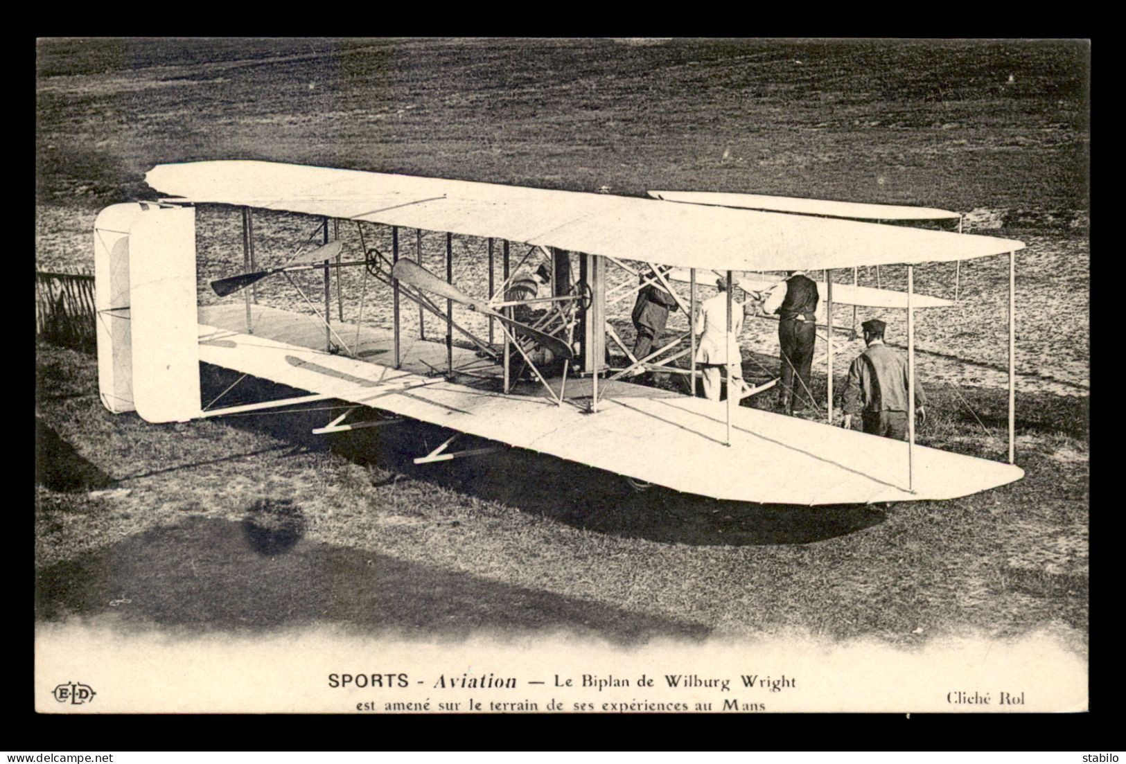 AVIATION - BIPLAN DE WILBURG WRIGHT - ....-1914: Precursores