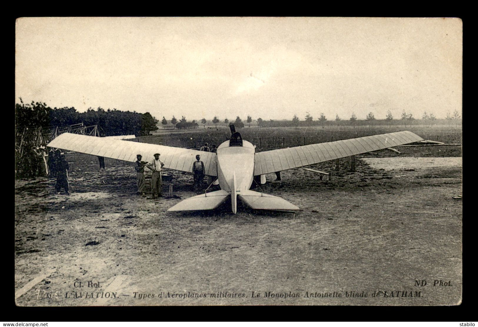 AVIATION - AEROPLANE MILITAIRE - MONOPLAN ANTOINETTE BLINDE DE LATHAM - ....-1914: Voorlopers