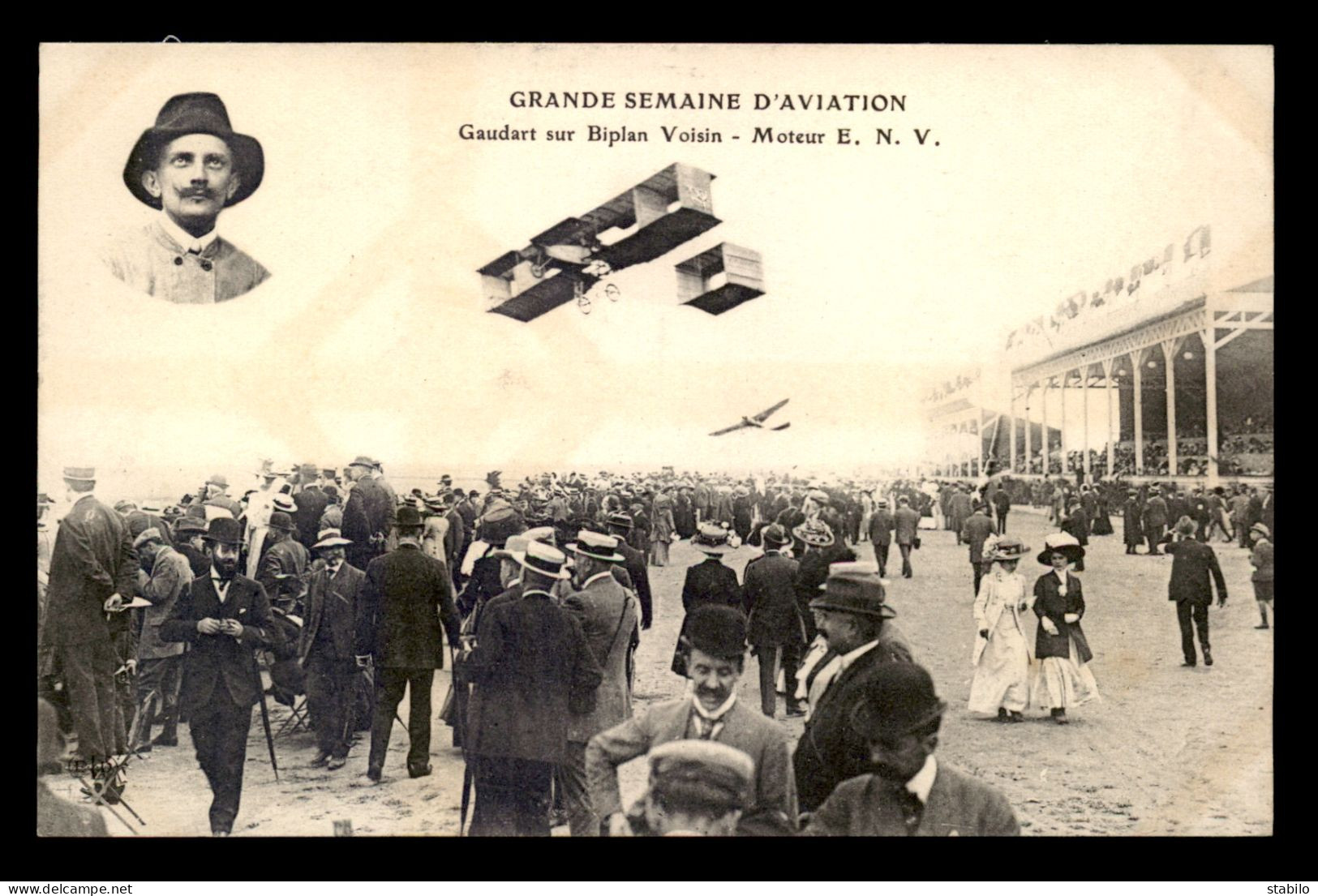 AVIATION - GAUDART SUR BIPLAN VOISIN - ....-1914: Precursori