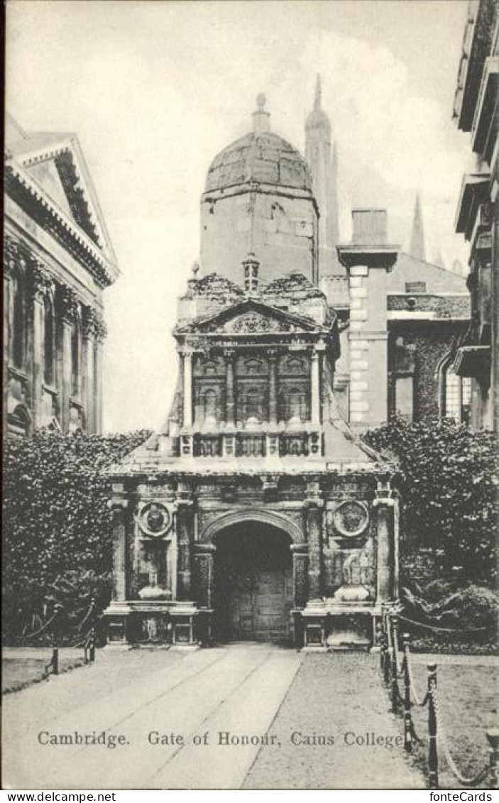 11384347 Cambridge Cambridgeshire Gate Of Honour Caius College Cambridge - Sonstige & Ohne Zuordnung