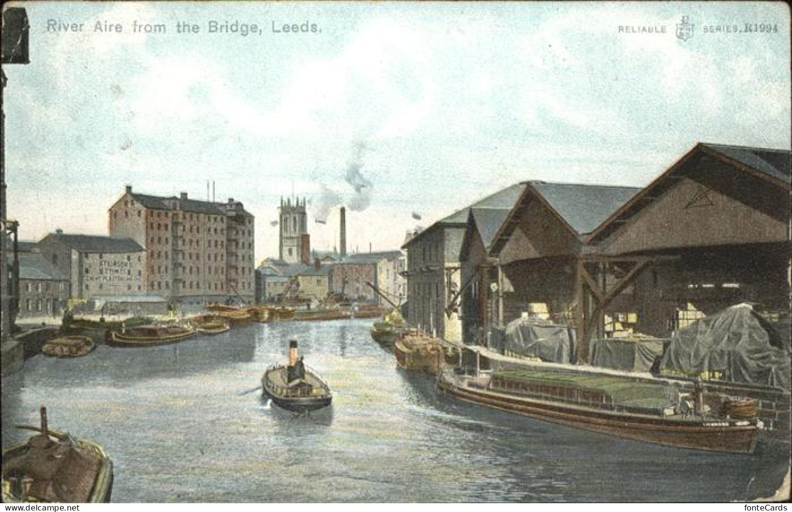 11384323 Leeds West Yorkshire River Aire Bridge  - Altri & Non Classificati