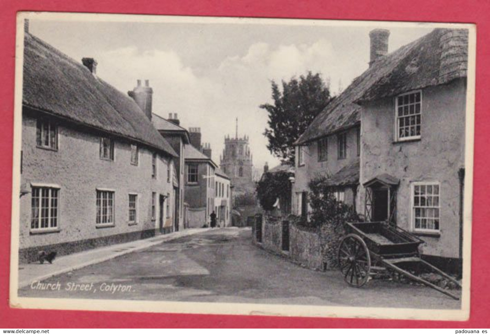 AB630 ENGLAND ANGLETERRE DEVON COLYTON CHURCH STREET - - Andere & Zonder Classificatie