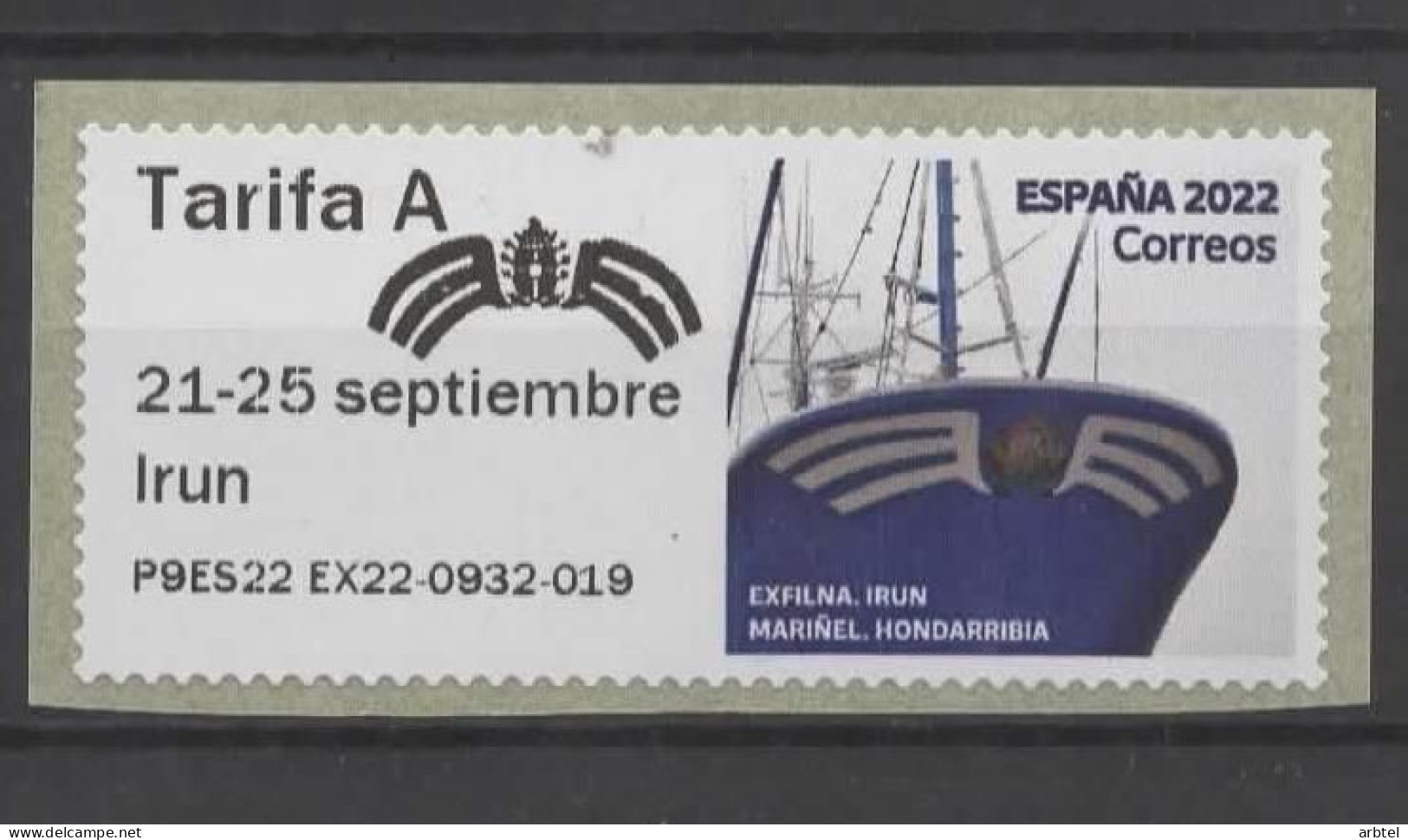 ESPAÑA SPAIN ATM IRUN BARCO PESQUERO FISHING SHIP FISH PESCA - Vissen