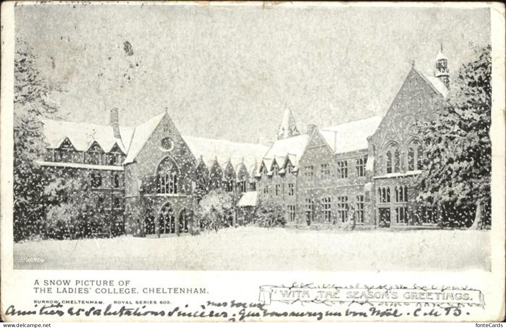 11384284 Cheltenham Snow Ladies College Cheltenham - Altri & Non Classificati