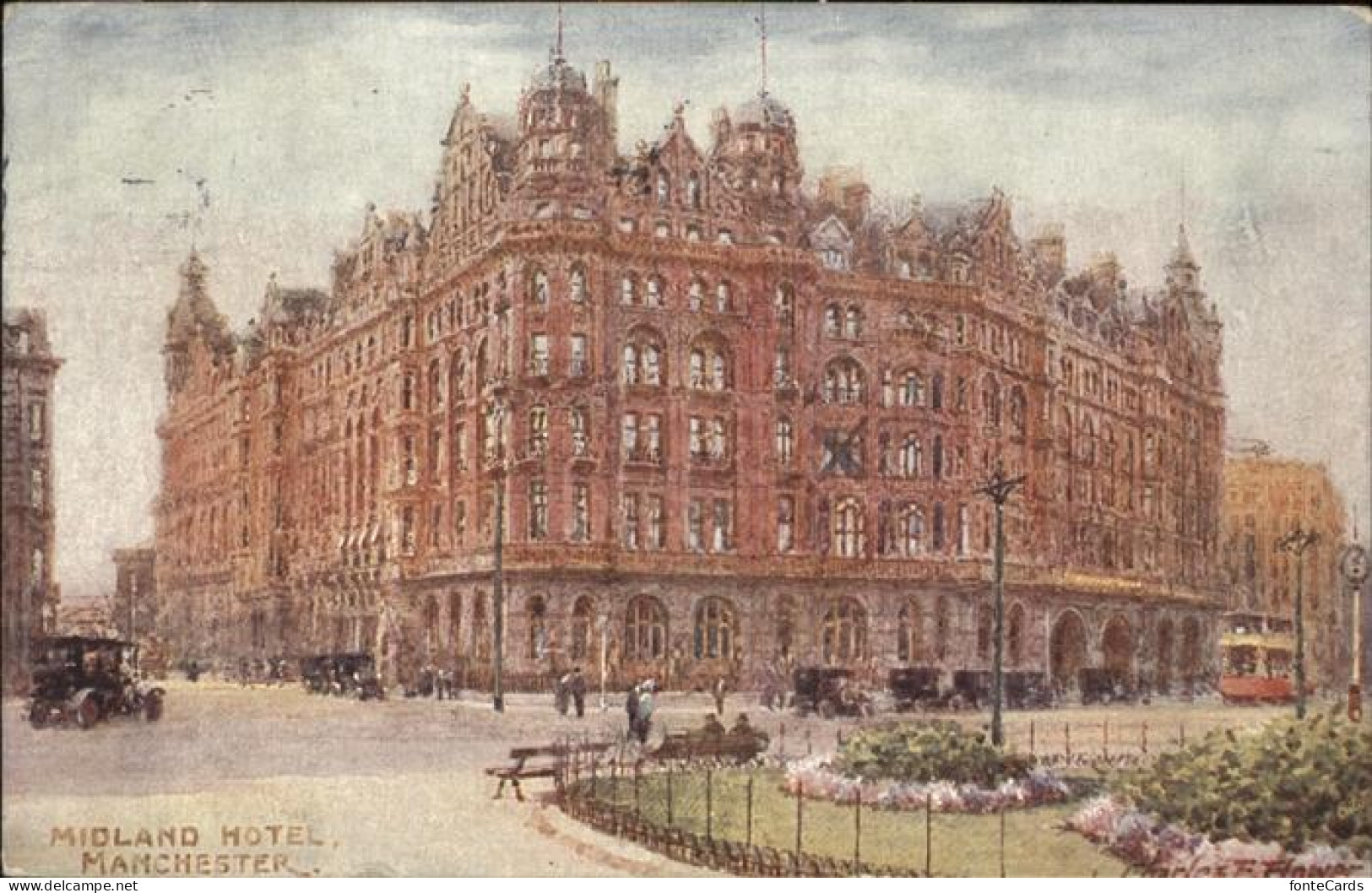 11384247 Manchester Midland Hotel Strassenbahn Manchester - Altri & Non Classificati