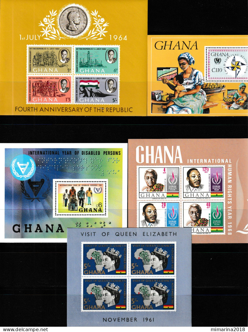 GHANA  MNH  "5 SCANERS" - Ghana (1957-...)