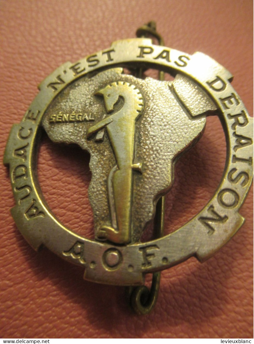 Insigne De Régiment/12éme RCA  AOF/Sénégal/ Audace N'est Pas Déraison/ Drago G1107 / Vers 1950-60 ?                PUC72 - Armée De Terre