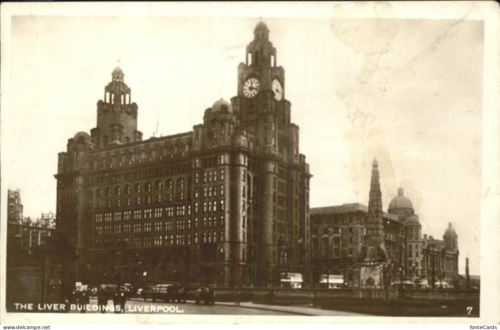 11384218 Liverpool Liver Buildings Liverpool - Autres & Non Classés