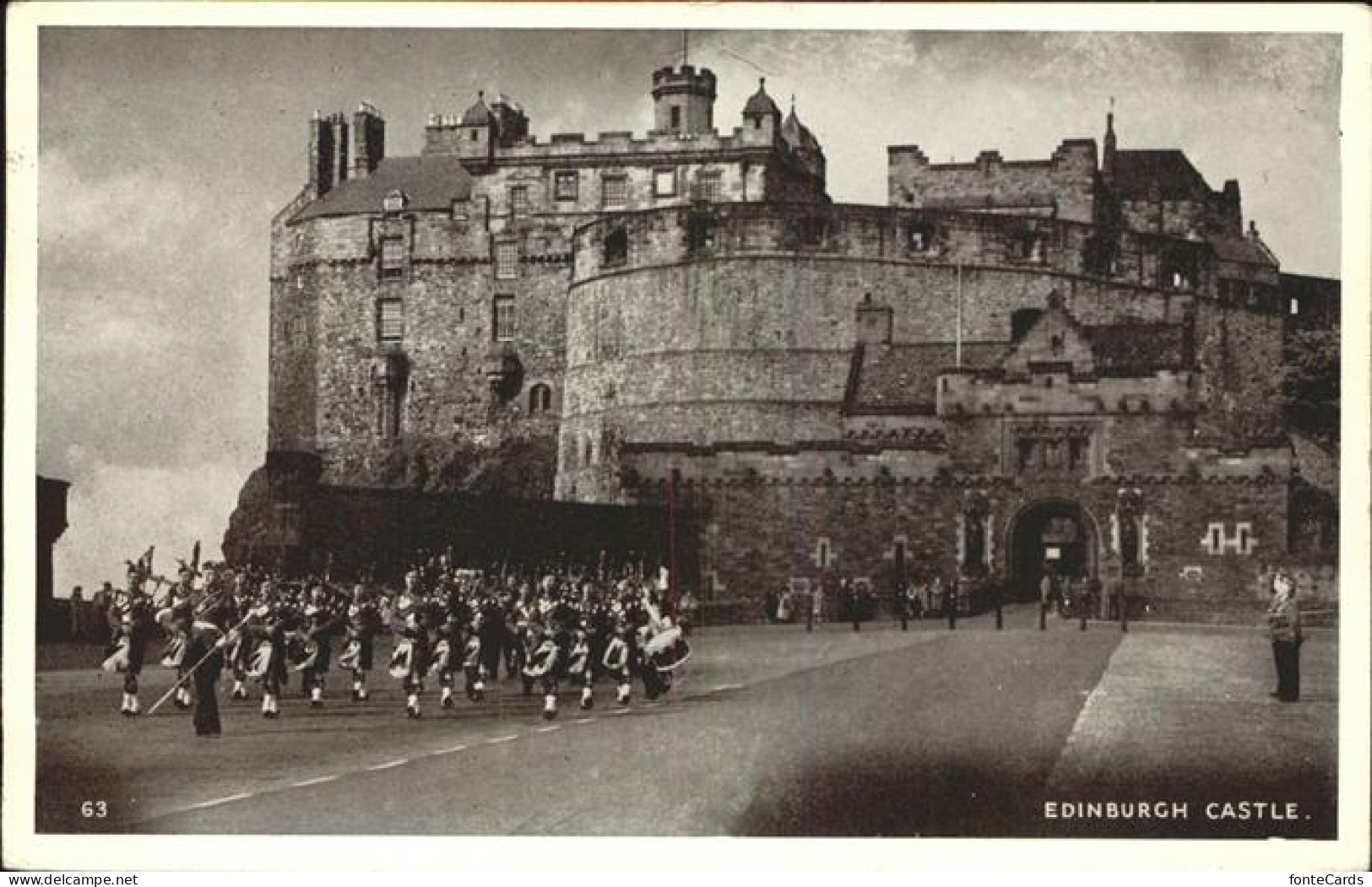 11384200 Edingburgh Grossbritannien Castle Musiker  - Other & Unclassified