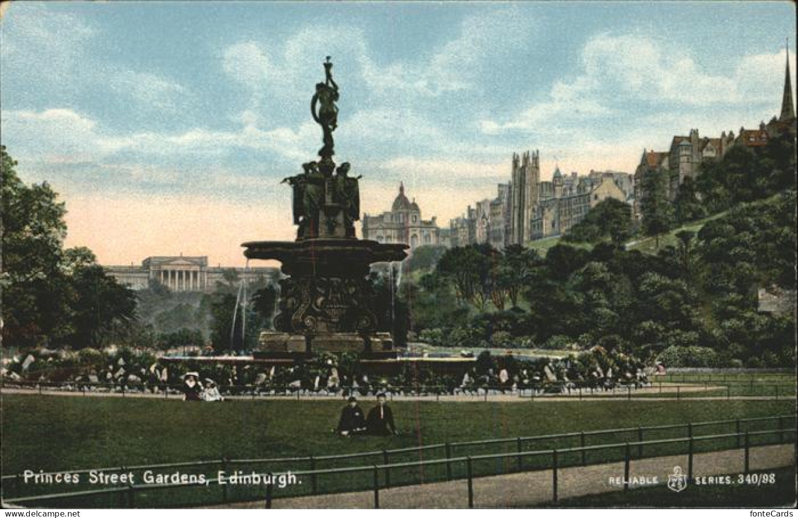 11384185 Edingburgh Grossbritannien Princes Street Gardens Brunnen  - Andere & Zonder Classificatie