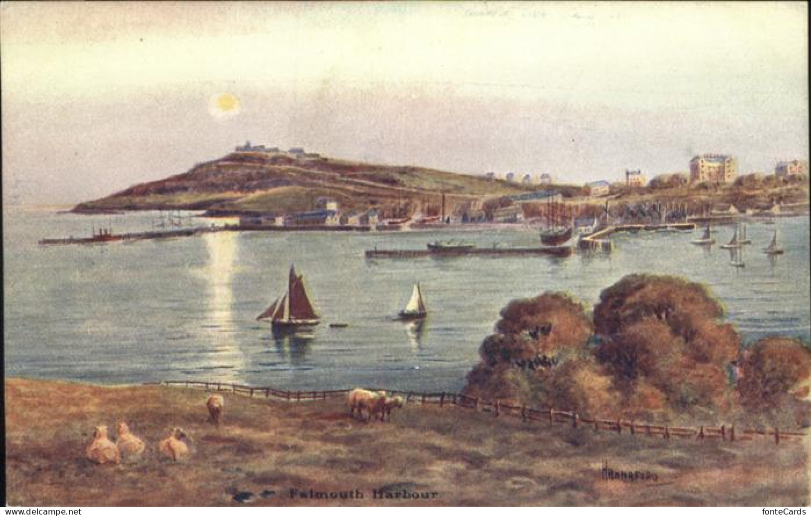 11384171 Falmouth Cornwall Harbour Grossbritannien - Sonstige & Ohne Zuordnung