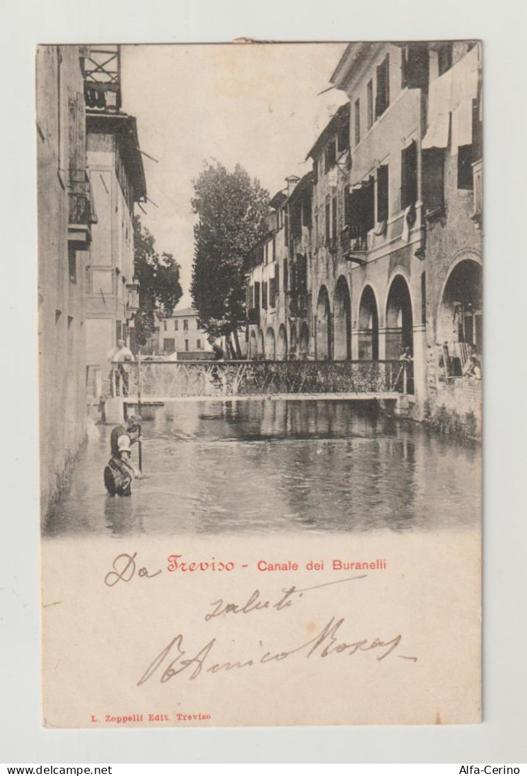 TREVISO:  CANALE  DEI  BURANELLI  -  FOTO  -  FP - Treviso