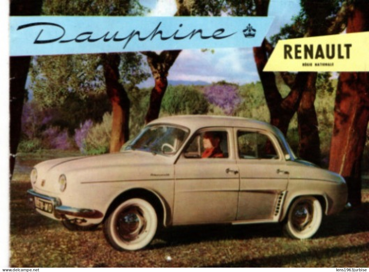 Dépliant Publicitaire , Renault Dauphine , - Advertising