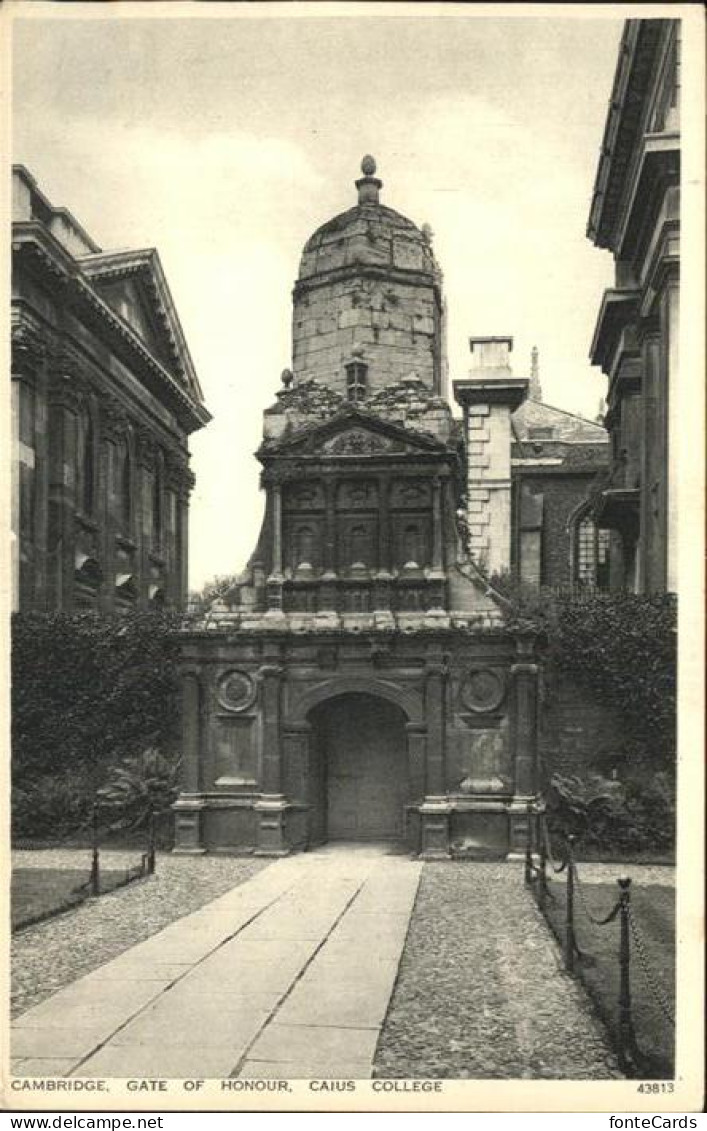 11384090 Cambridge Cambridgeshire Gate Of Honour Caius College Cambridge - Altri & Non Classificati