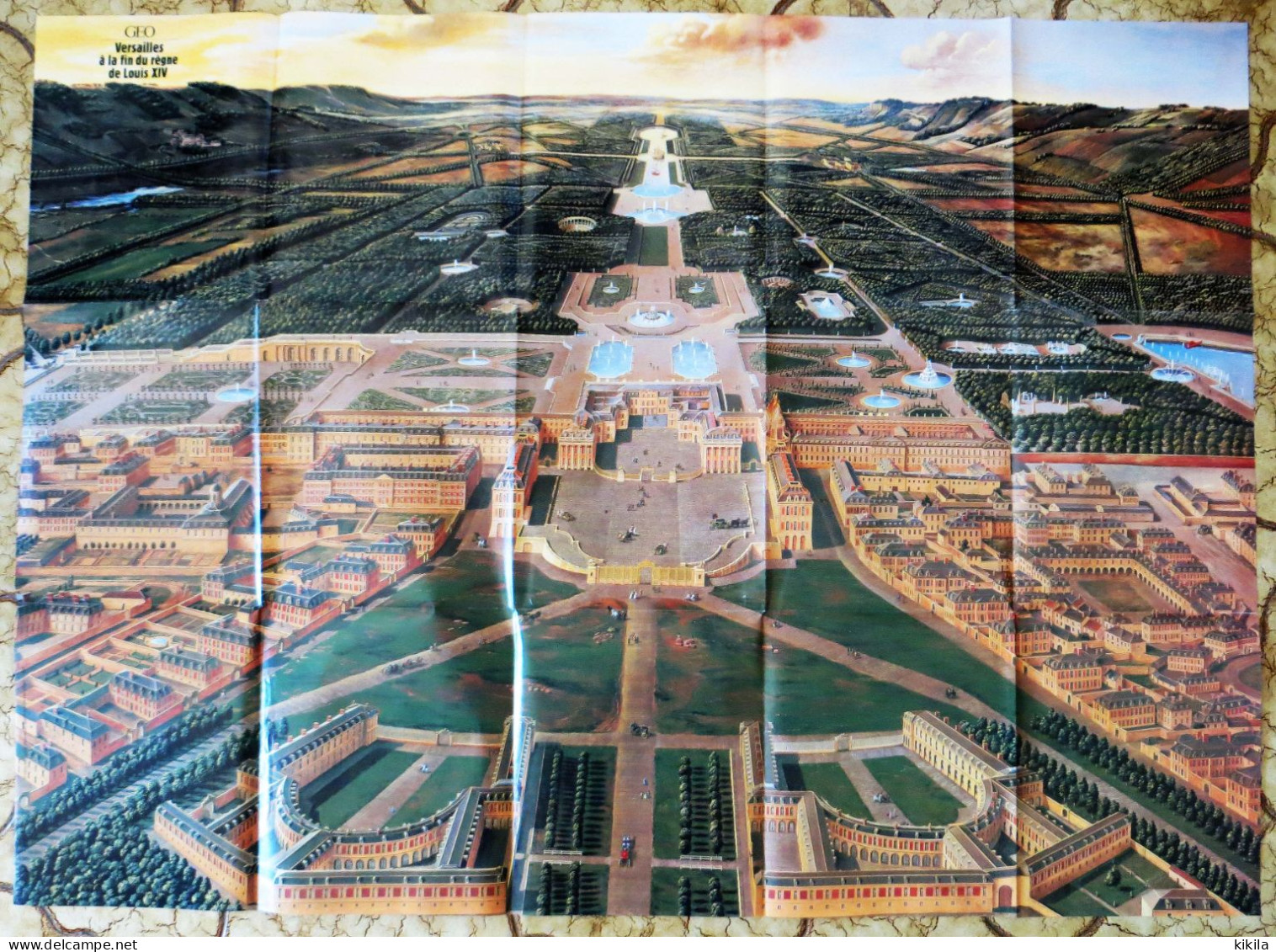 Poster 96 X 70 Yvelines VERSAILLES à La Fin Du Règne De Louis XIV - Andere & Zonder Classificatie