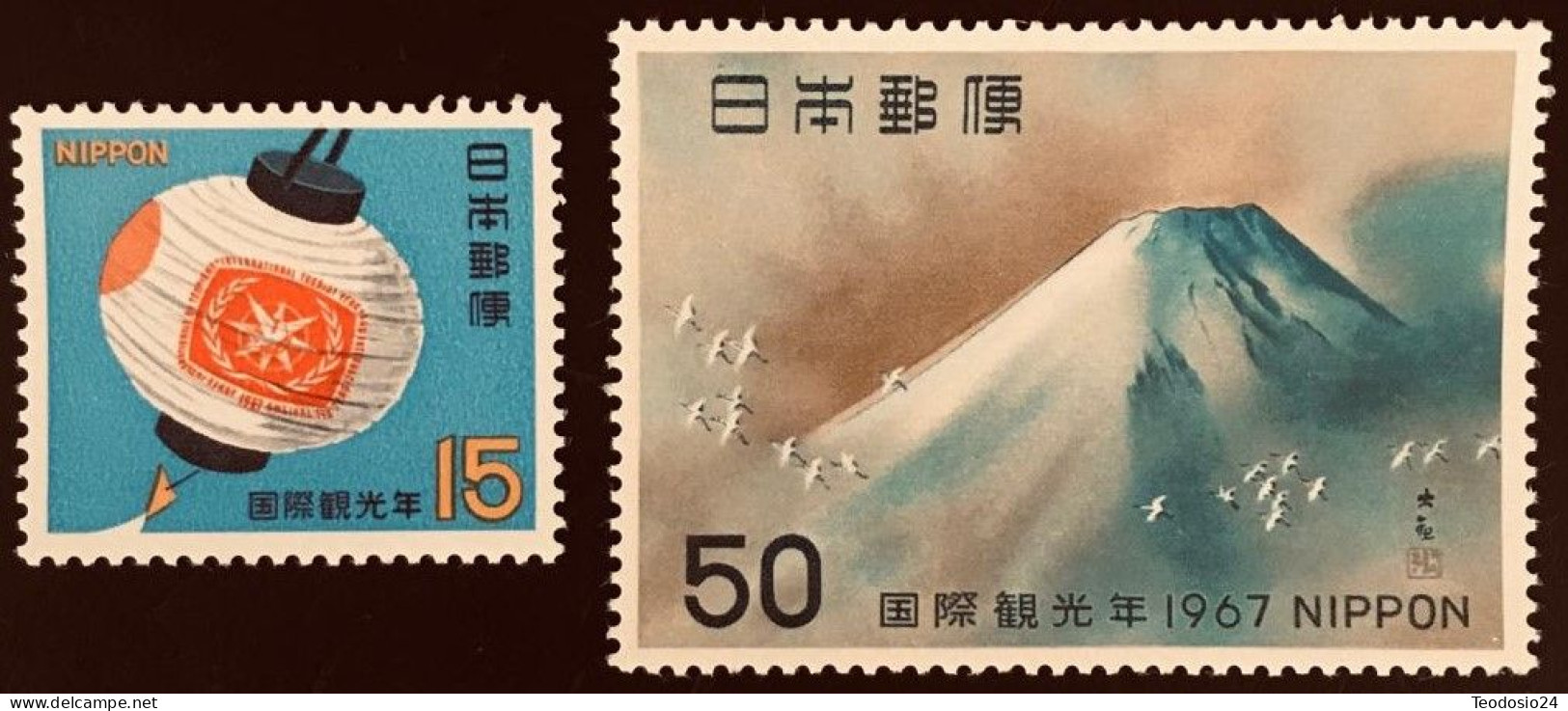 Japon 1967 Yt 879/80 ** - Neufs