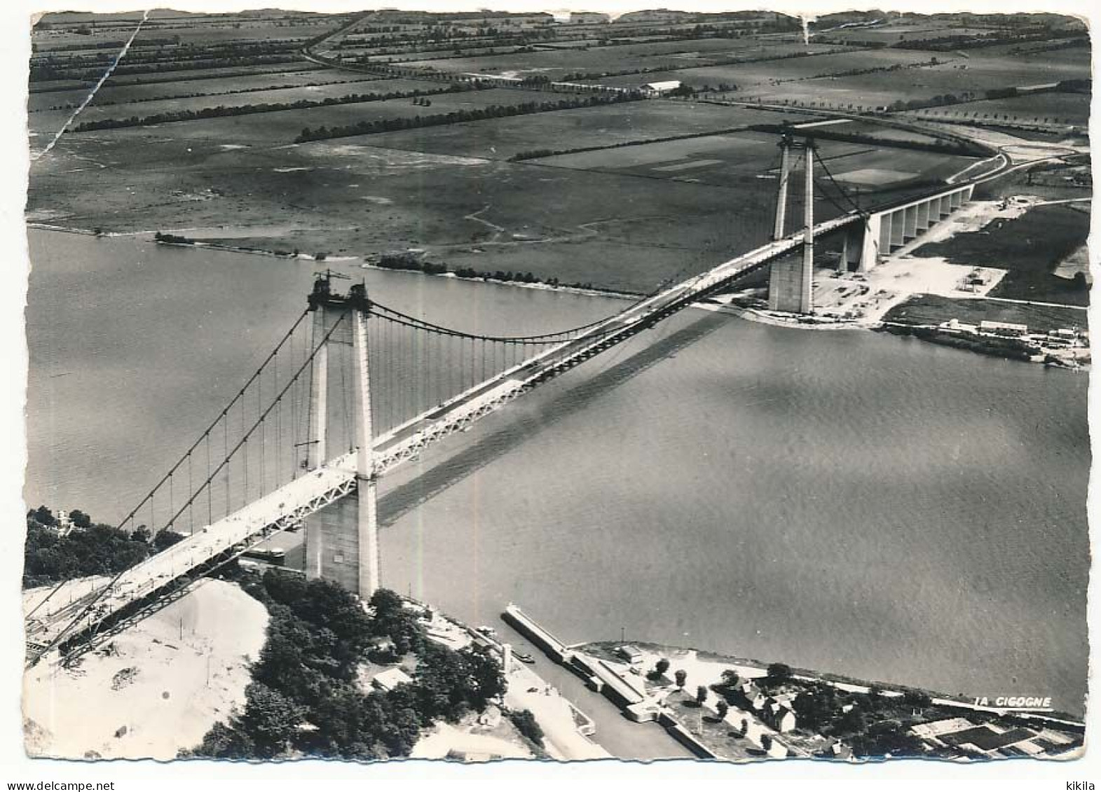 CPSM Dentelée 10.5 X 15 Seine Maritime Le Pont De TANCARVILLE - Tancarville