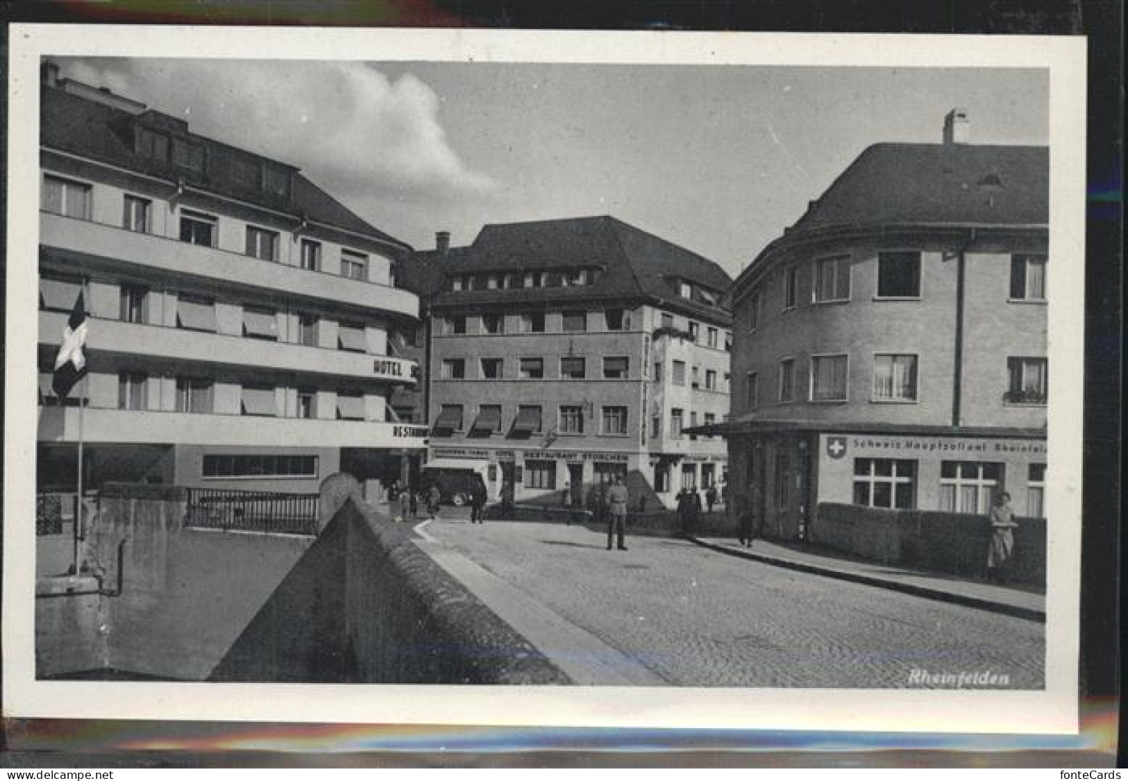 11384003 Rheinfelden AG Partie Im Ort Hotel Schweizer Hauptzollamt Bruecke Rhein - Altri & Non Classificati