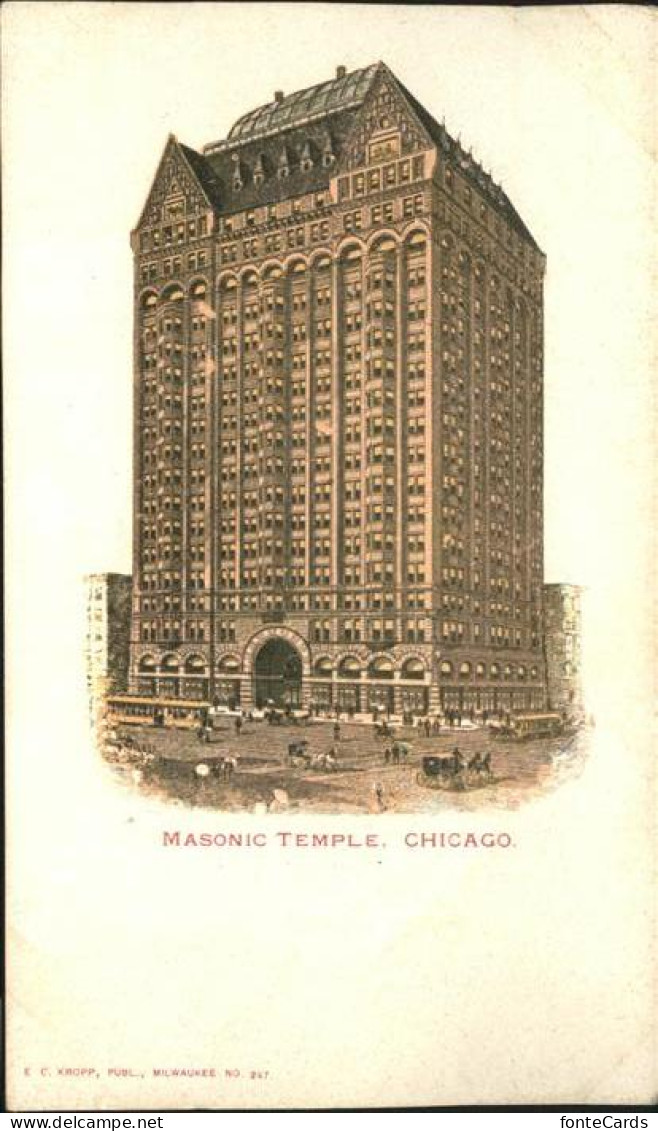 11383800 Chicago_Illinois Masonic Temple - Altri & Non Classificati