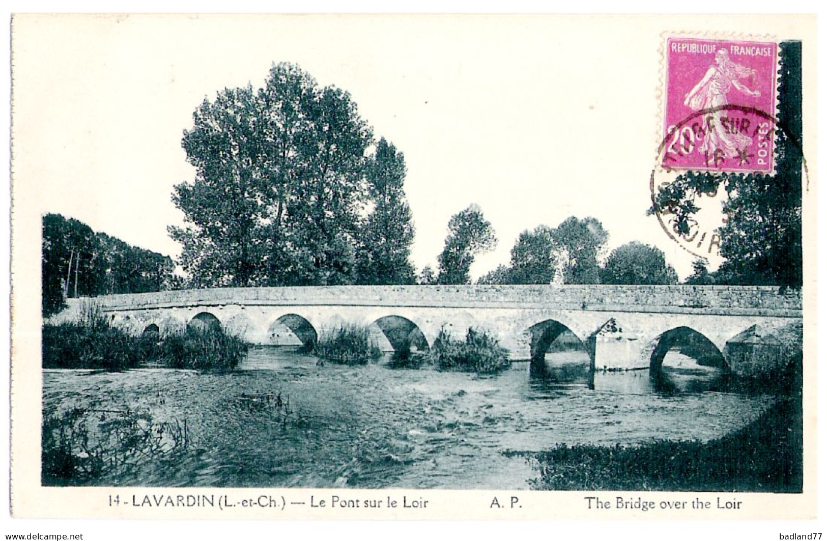 41 - LAVARDIN - Le Pont Sur Le Loir - Autres & Non Classés