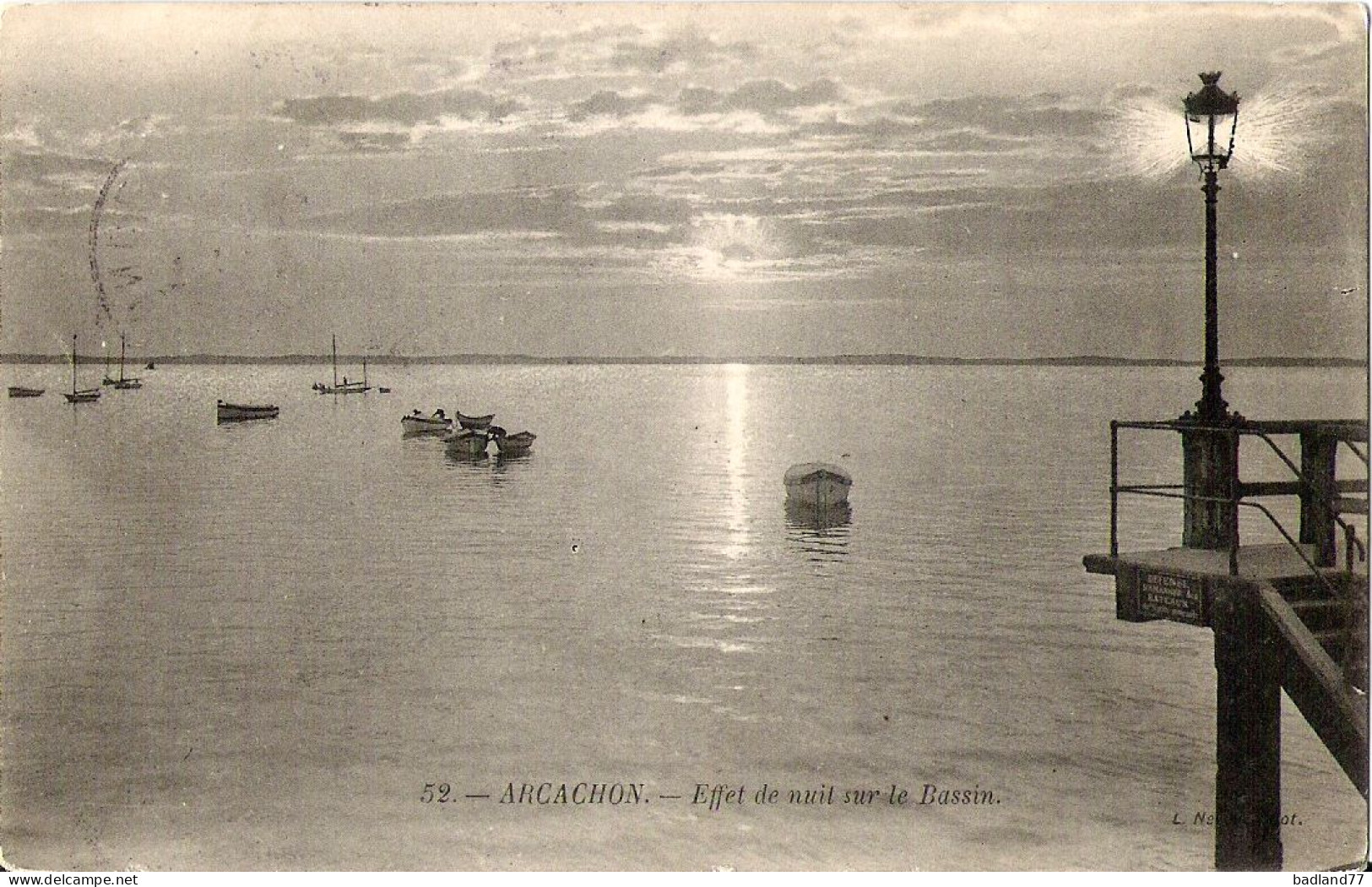 33 - ARCACHON - Effet De Nuit Sur Le Bassin - Arcachon