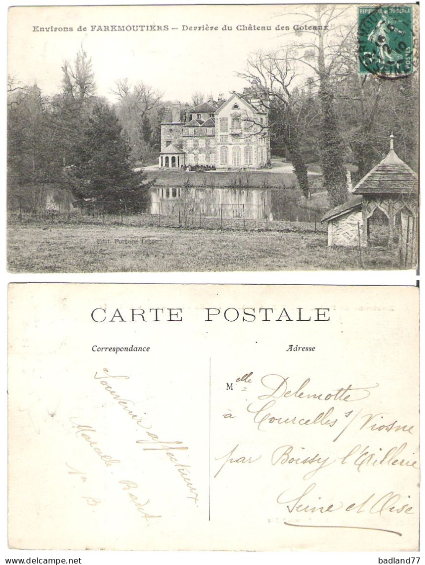 77 - FAREMOUTIERS - Derrière Du Château Des Goteaux - Faremoutiers