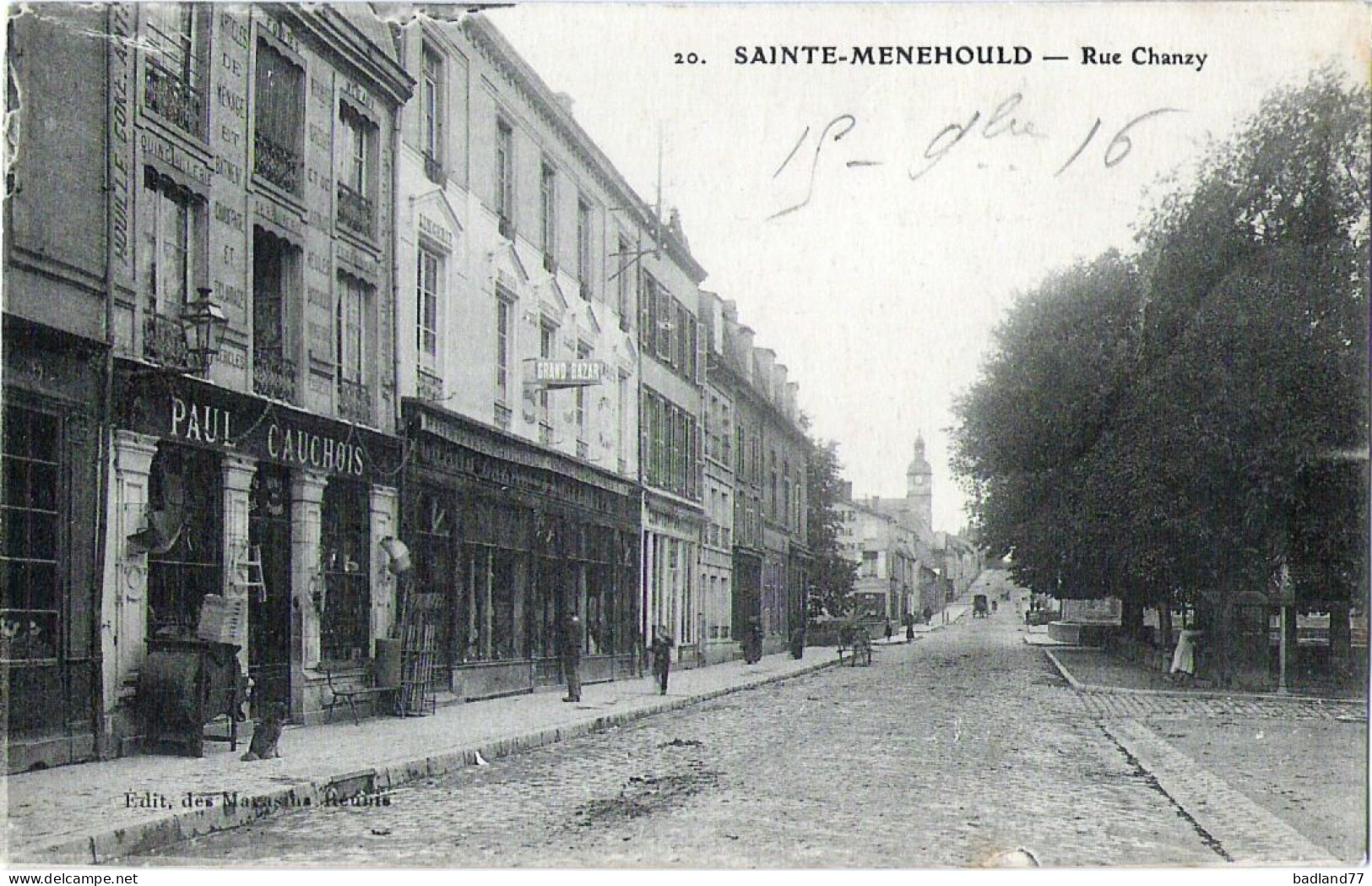 51 - SAINTE MENEHOULD - Rue Chanzy - Sainte-Menehould