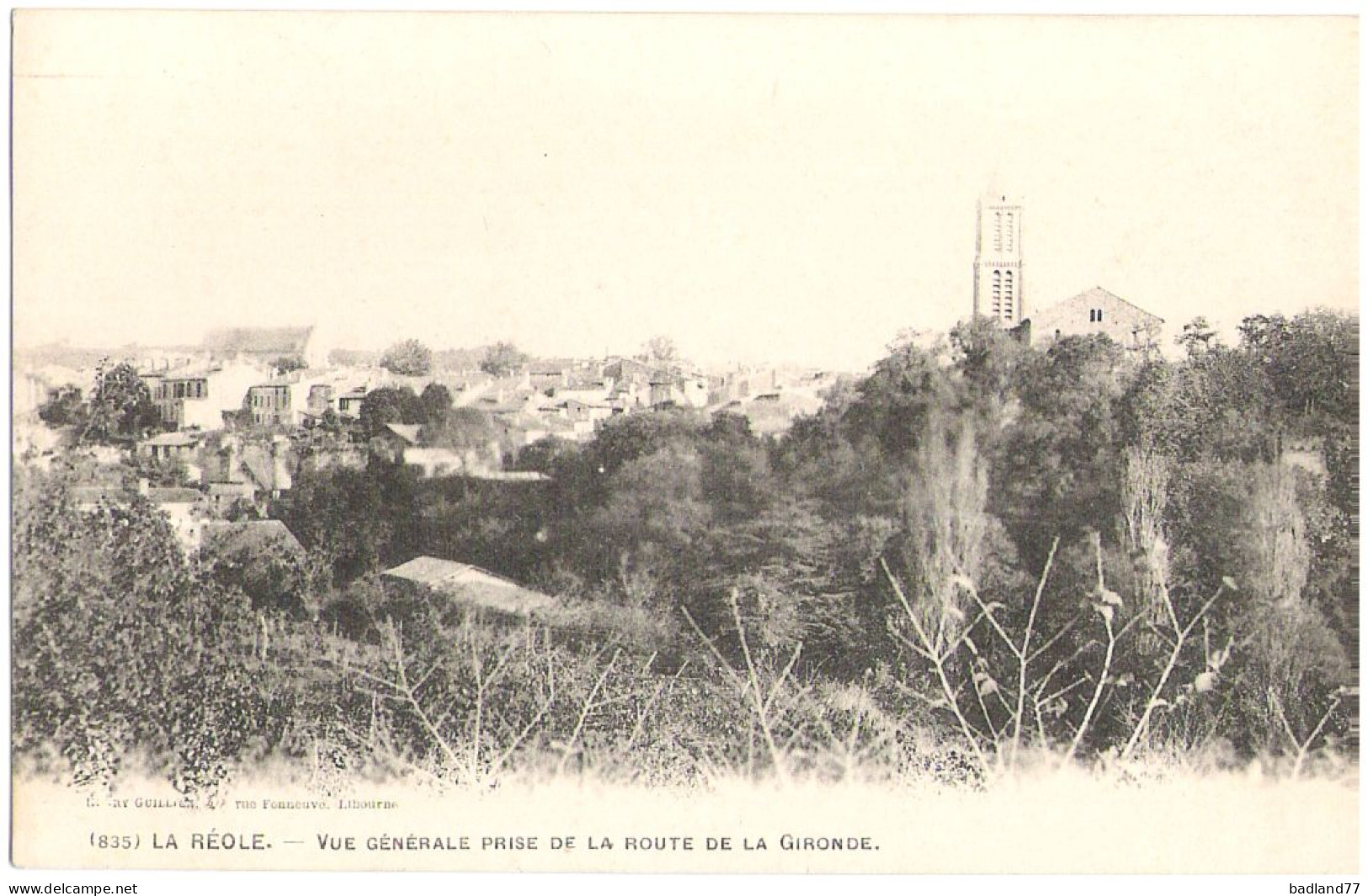 33 - LA REOLE - Vue Générale Prise De La Route De La Gironde - La Réole