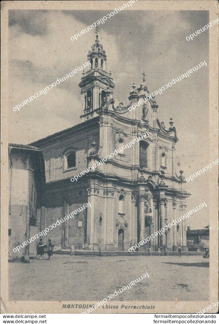 Cd496 Cartolina Montodine Chiesa Parrocchiale Provincia Di Cremona Lombardia - Cremona