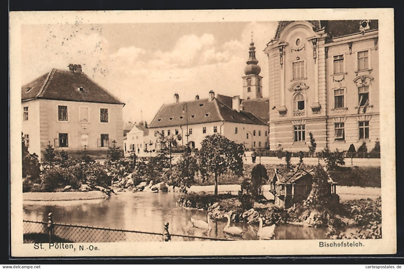 AK St. Pölten /N.-Oe., Bischofsteich  - Altri & Non Classificati