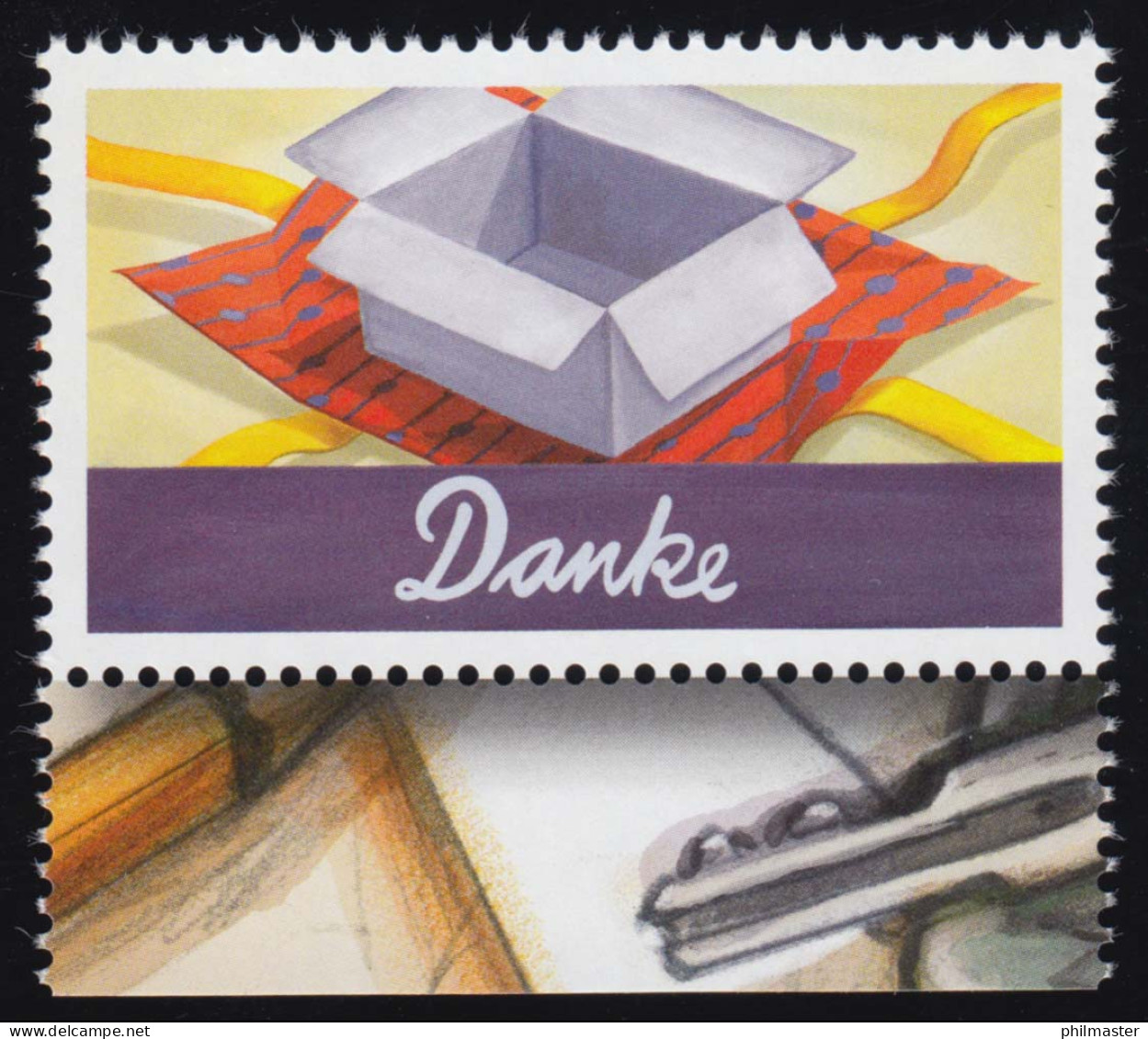 3386Z Schreibanlässe Zierfeld Danksagung Aus MH 111, ** Postfrisch - Unused Stamps