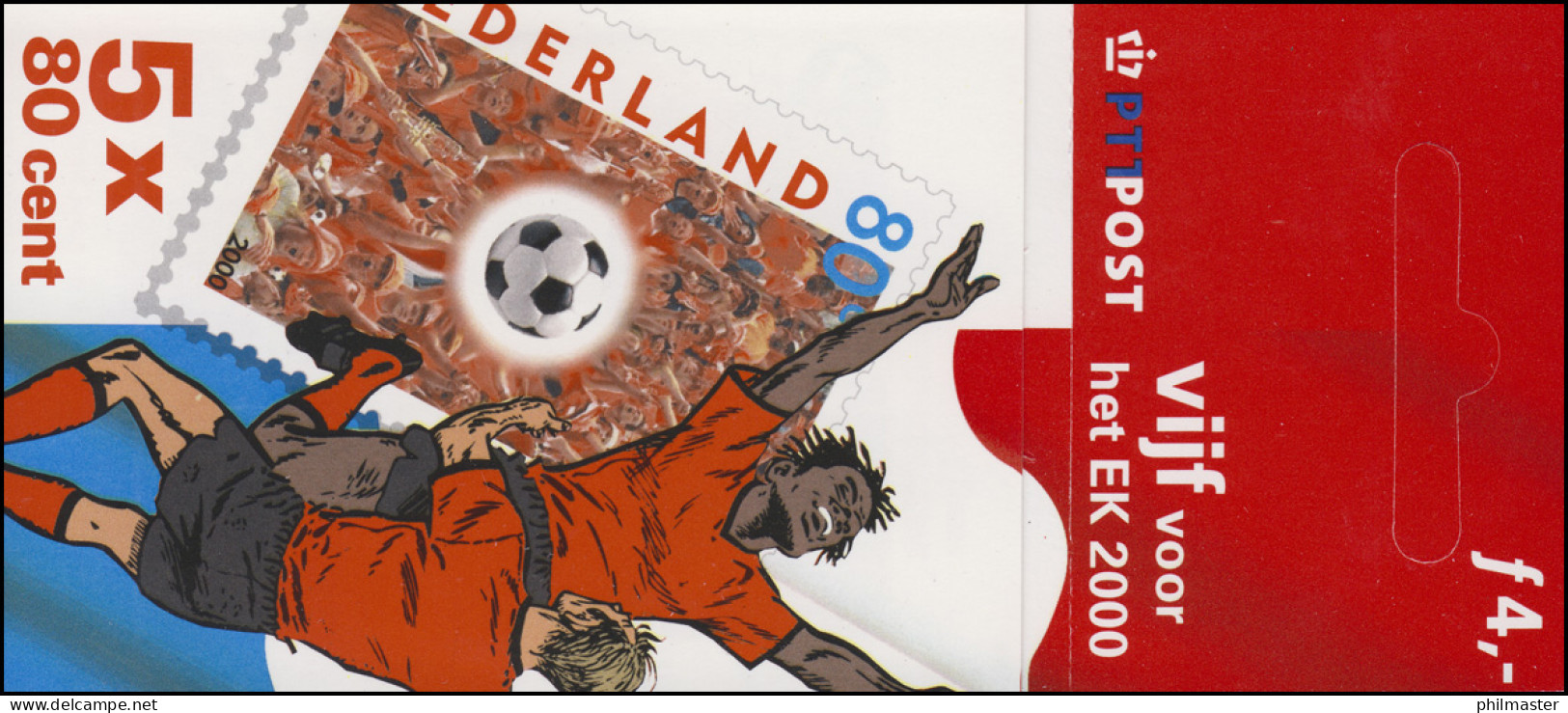 Markenheftchen 59 Fußball-EM 2000 Mit PB 60, ** - Cuadernillos